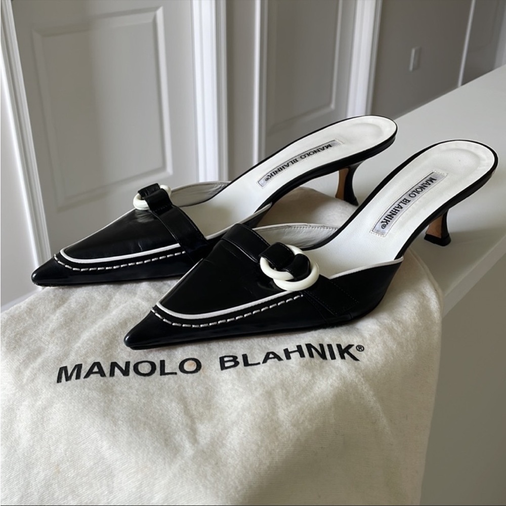 Manolo Blahnik mules